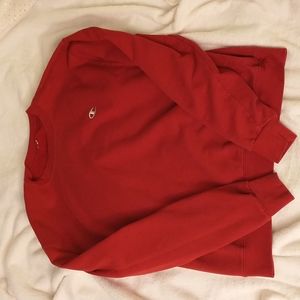 Red Champion Crewneck